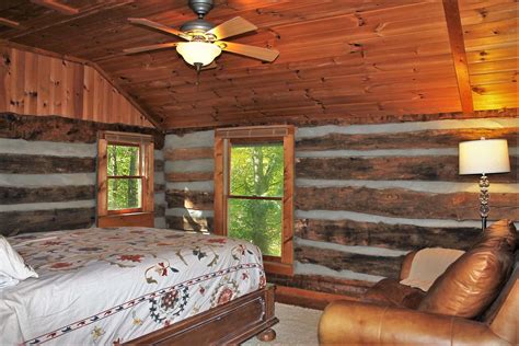 Antique Log Cabin Wooded Setting