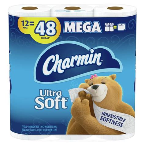 Charmin Ultra Soft Toilet Paper Mega Rolls Hy Vee Aisles Online