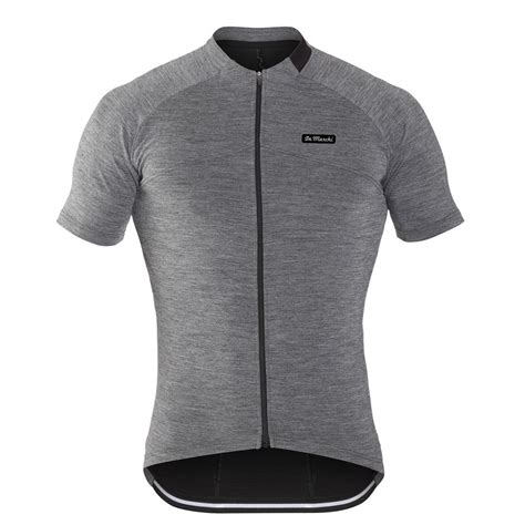 De Marchi Cycling Sportwool Ibrida Jersey Man Gray Cycling Outfit