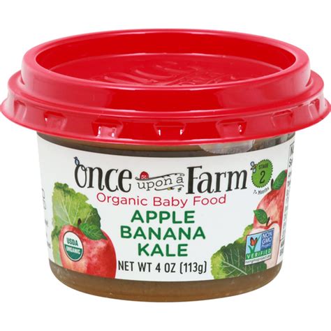 Once Upon A Farm Baby Food Organic Apple Banana Kale Stage 2 7