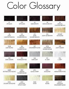 Hair Color Chart With Names