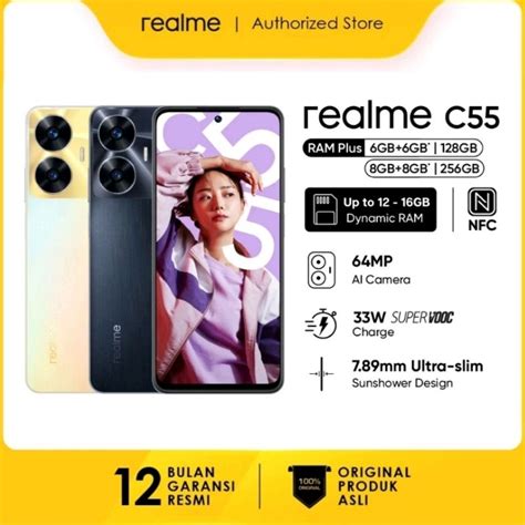 Jual Realme C55 Ram 6128 Gb Second Shopee Indonesia