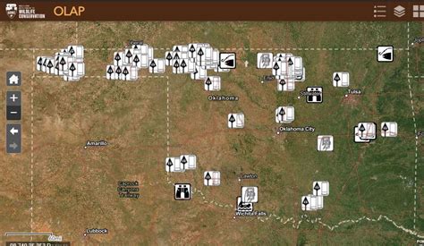 Maps Olap Oklahoma Department Of Wildlife Conservation