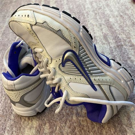Nike Dart Vii Training Running Shoes White Purple Blu Gem