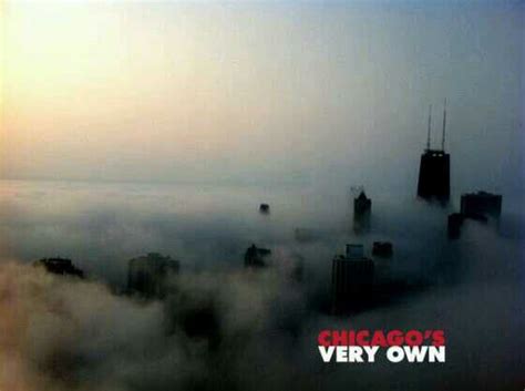 Chicago Peeking Through The Fog Courtesy Of Wgntv Twitter Page