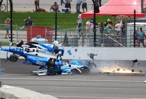 Watch Scott Dixons Near Death Experience Crash In Indy 500 Ibtimes India
