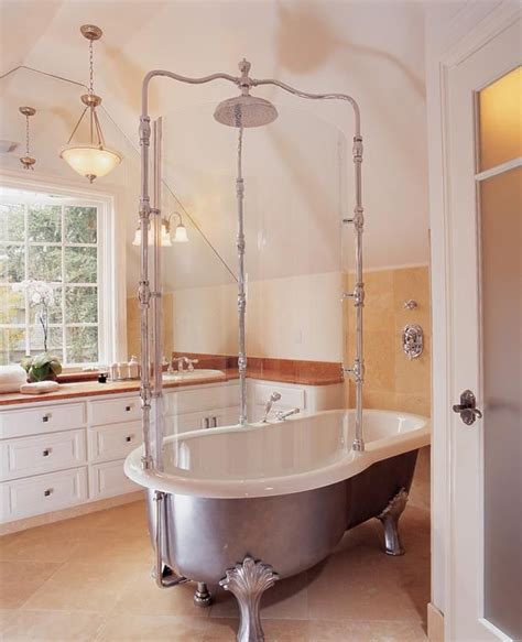 They give you the ability to turn the clawfoot tubs, with its exquisite touch of both luxury and classic, would provide the user with a the product is inclusive of a solid brass tub faucet along with a handheld shower, drain as well as supply. Choosing Your Bed-and-Bath Style | Clawfoot tubs, Towels ...