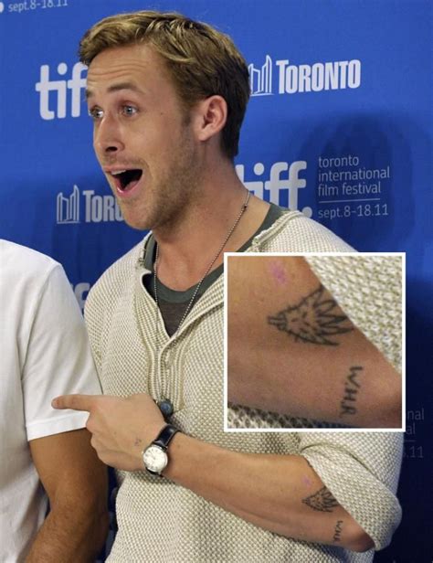 Ryan Gosling Inked Himself With A Tattoo Kit Tattoos 3d Tatoos Ryan Gosling Movies Le Tattoo