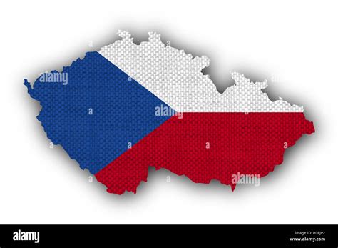 Map And Flag Of Czech Republic Stock Photo Alamy