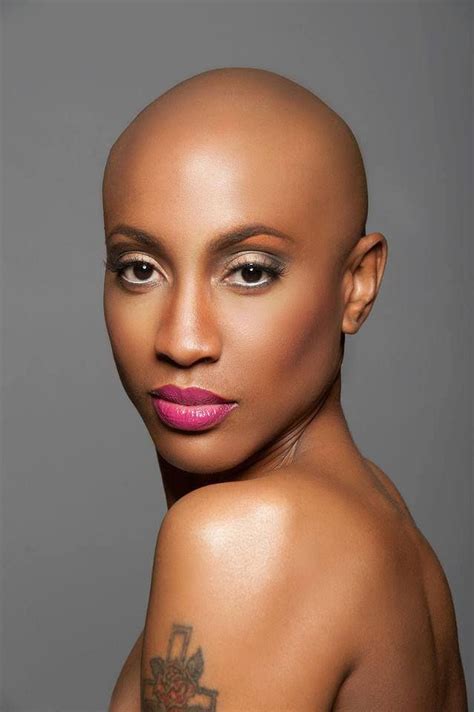 Bald Head Black Woman Oprah Mag