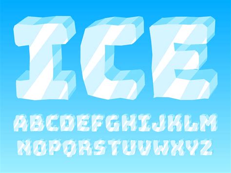 Ice Font Vector Art Icons And Graphics For Free Download