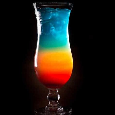 Rainbow Cocktail Recipe Rainbow Cocktail Rainbow Drinks Cocktails