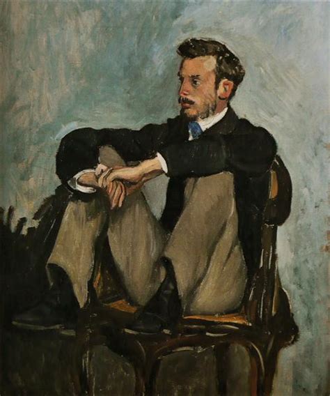 Portrait Of Auguste Renoir 1867 Frederic Bazille