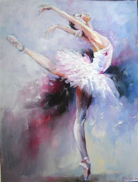 Nelya Shenklyarska Swan Lake 1 Art Ballet Ballerina Painting Dancer