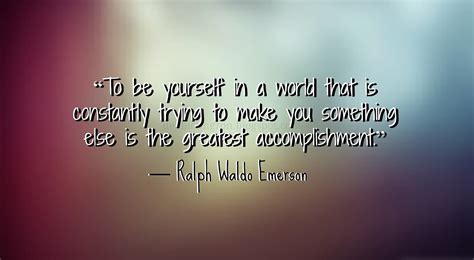 Ralph Waldo Emerson Individualism Quotes Quotesgram