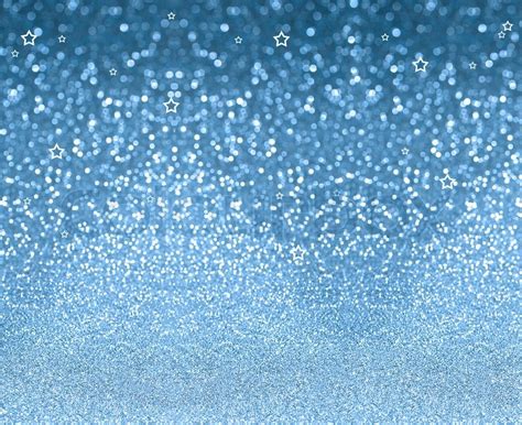 Abstract Winter Background Silver Glitter Sparkles And Stars Stock Photo Colourbox