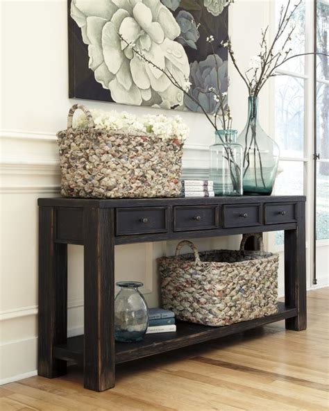 34 Stylish Console Tables For Your Entryway Digsdigs