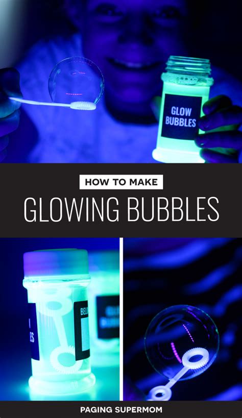 Diy Glow Bubbles For Blacklight Parties And More Black Light Party
