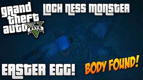 GTA 5 Easter Eggs - Loch Ness Monster Body Found! (GTA V) - YouTube
