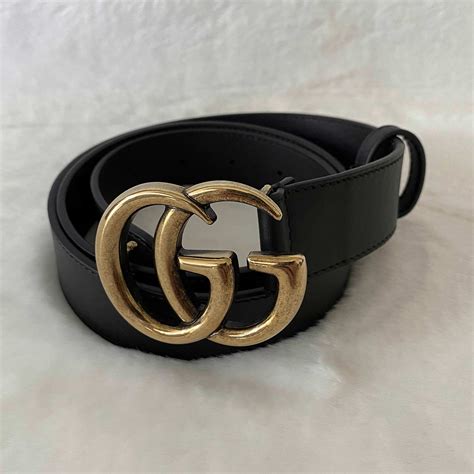 Shop Authentic Gucci Gg Marmont Leather Belt At Revogue For Just Usd 40000