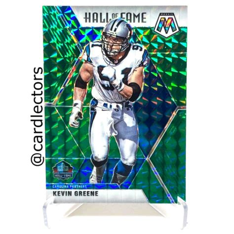 Panini Mosaic Kevin Greene Hall Of Fame Green Prizm Parallel
