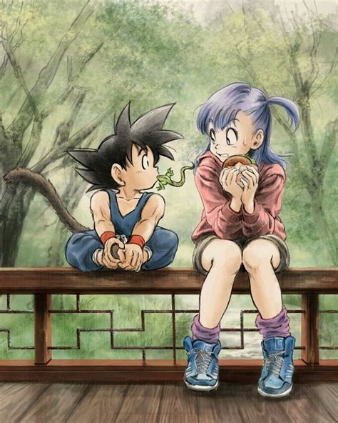 Beautiful Fanart Goku Y Bulma Anime Wp List