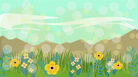 Spring Bokeh Background In Illustrator Svg  Eps Png Download