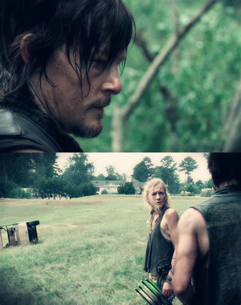 Daryl Dixon And Beth Greene The Walking Dead Norman Reedus And Emily
