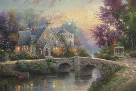 Lamplight Manor Thomas Kinkade Galleries Of New York New Jersey