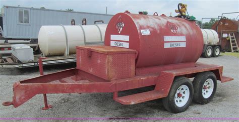 500 Gallon Portable Fuel Tank In Greenwood Mo Item F8868 Sold