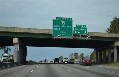 Interstate 26 West Columbia Aaroads South Carolina