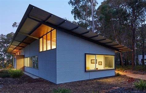 Aussie Cabin Corrugated Metal Cladding Steel Frame House Architect