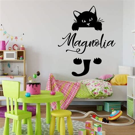 Maybe you would like to learn more about one of these? Personalized Cat Name Wall Decal Vinyl Decor Wall Decal - CustomVinylDecor.com