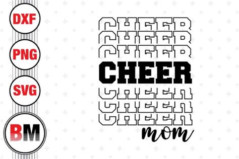 Cheer Mom Graphic By Bmdesign · Creative Fabrica