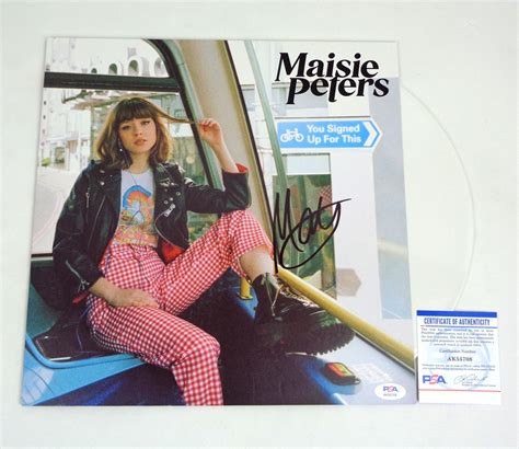 Maisie Peters Signed Autograph You Signed Up For This Vinyl Record