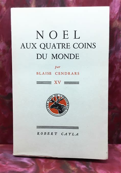 Cendrars Blaise NoËl Aux Quatre Coins Du Monde 1953 Eo