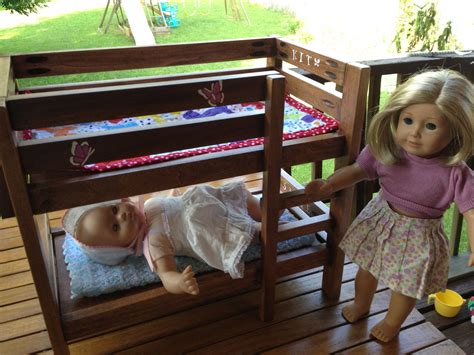 Ana White American Girl Doll Bunk Bed Diy Projects