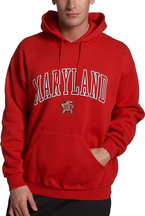 Ncaa Maryland Terps Hoodie With Arch And Mascot Medium