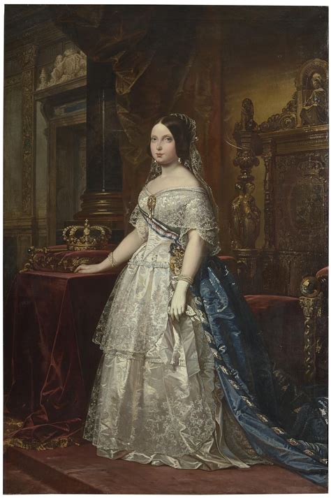 La Reina Isabel Ii Anónimo 1845 Museo Del Romanticismo Spanish