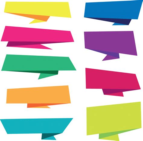 Colorful Text Box Banner Png Png 252 Free Png Images Starpng