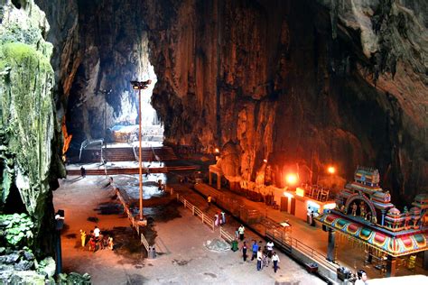 There is no entry fee for visiting. Batu Caves | The limestone forming Batu Caves is said to ...