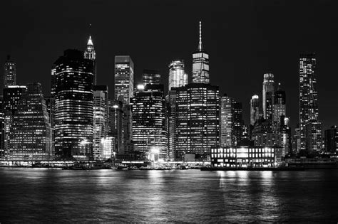 Premium Photo Manhattan Skyline At Night