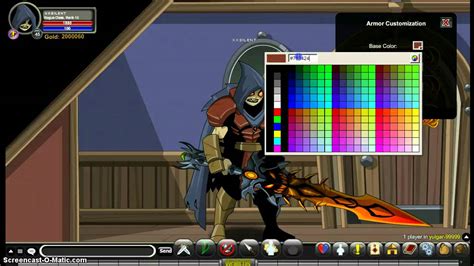 Aqw Color Codes For Legacy Of Nulgath Armor Set Youtube