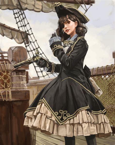 Artstation Pirate Girl Aylar Ghasemi Pirate Woman Pirate Dress