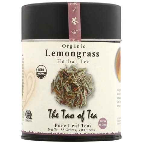 The Tao Of Tea Organic Herbal Tea Lemongrass 30 Oz 85 G Iherb