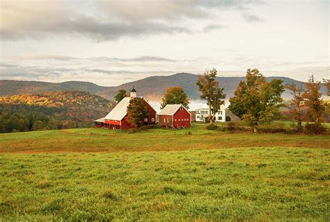 Vermont Farm In Fall Photograph By Gordon Ripley Fine Art America