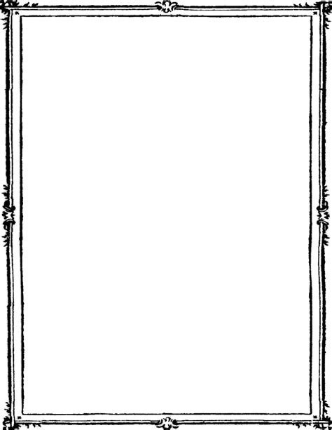 black border png transparent