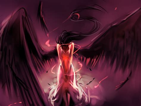 Anime Dark Angel Girl Wallpaper