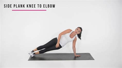 How To Do A Side Plank With An Elbow Touch I Sexyfit Coaching Youtube