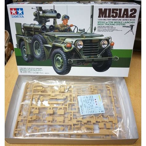 Us M151a2 With Tow Missile Launcher Tamiya 135 Plastic Model Kit